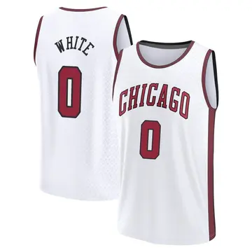 Men's Fanatics Branded Coby White Chicago Bulls Fast Break Replica Player Jersey - Association Edition